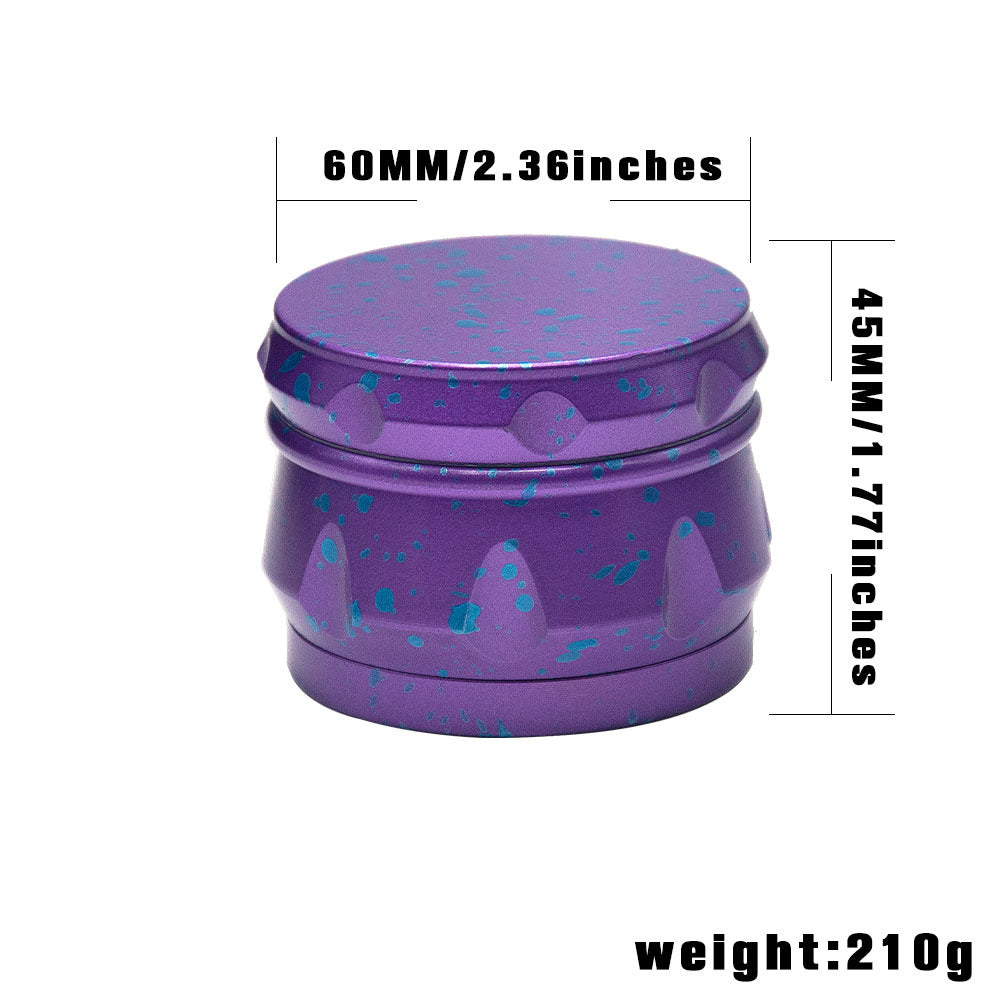 Splash Pattern Drum Weed Grinder