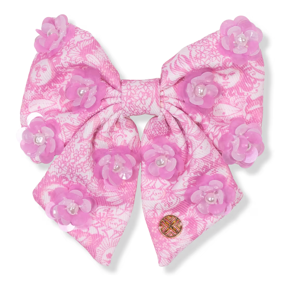 Lilly Pulitzer  Small Embellished Bow Barrette
