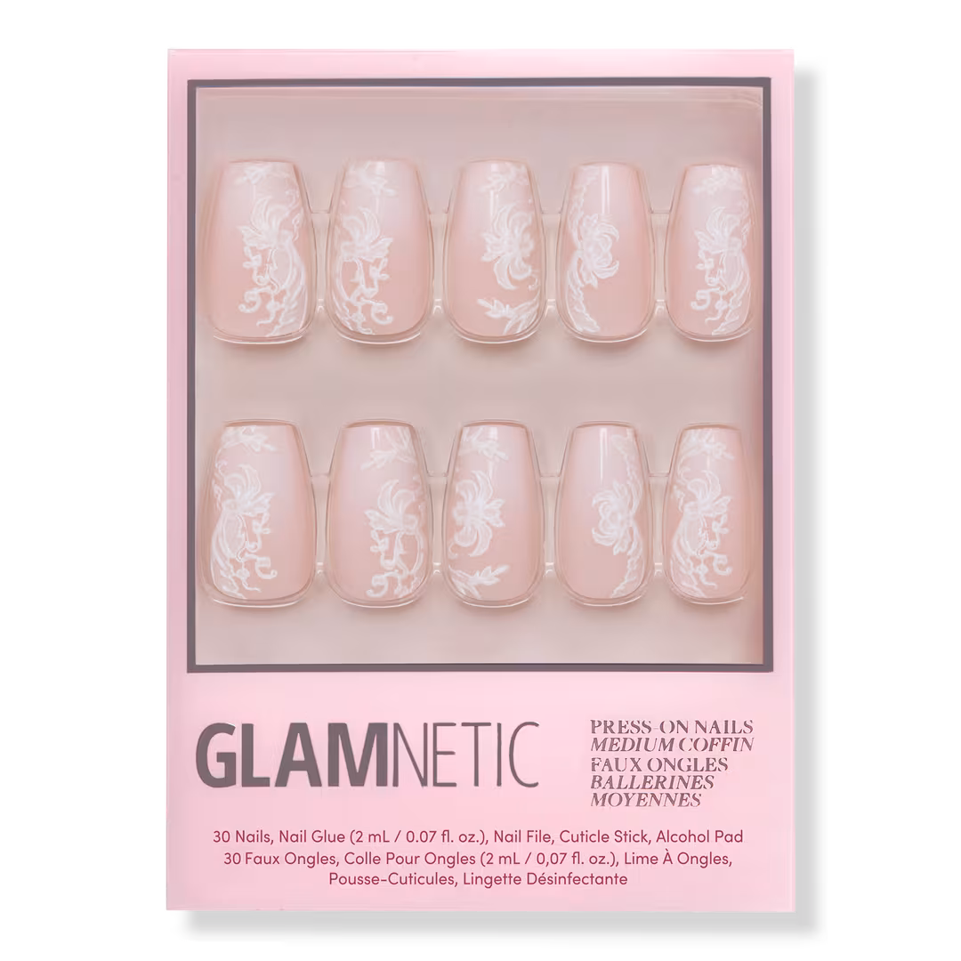 Glamnetic  Lace Blush Press-On Nails
