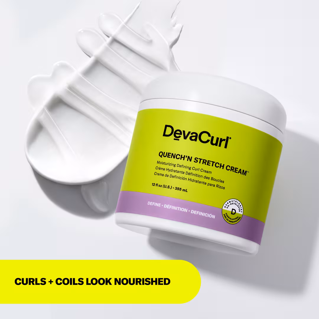 DevaCurl  QUENCH’N STRETCH CREAM Moisturizing Defining Curl Cream