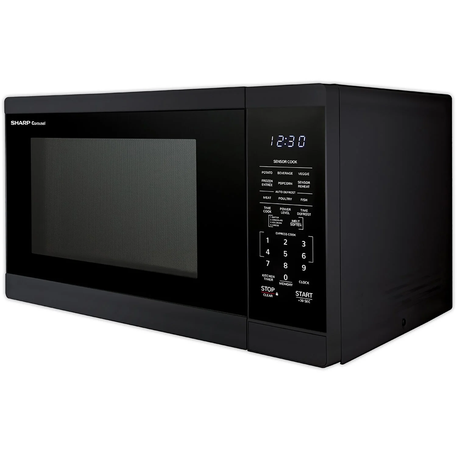 Sharp 1.4-Cu. Ft. Countertop Microwave Oven in Black