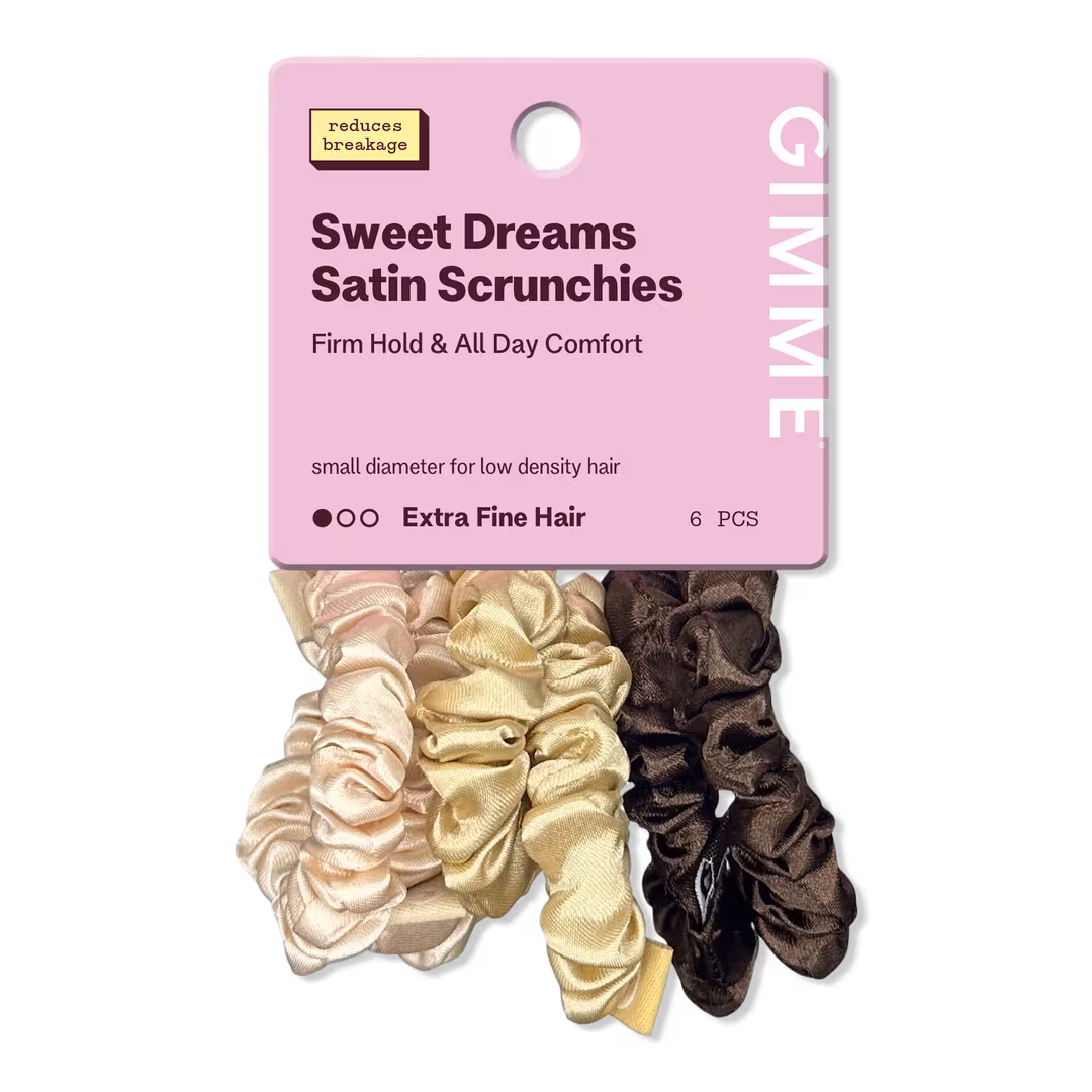 GIMME beauty  Slim Satin Hair Scrunchies