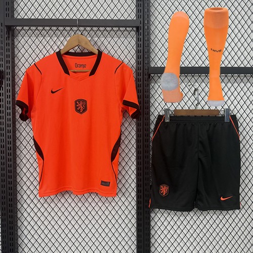 2026 Netherlands Kids/Adult Set home (With Socks)