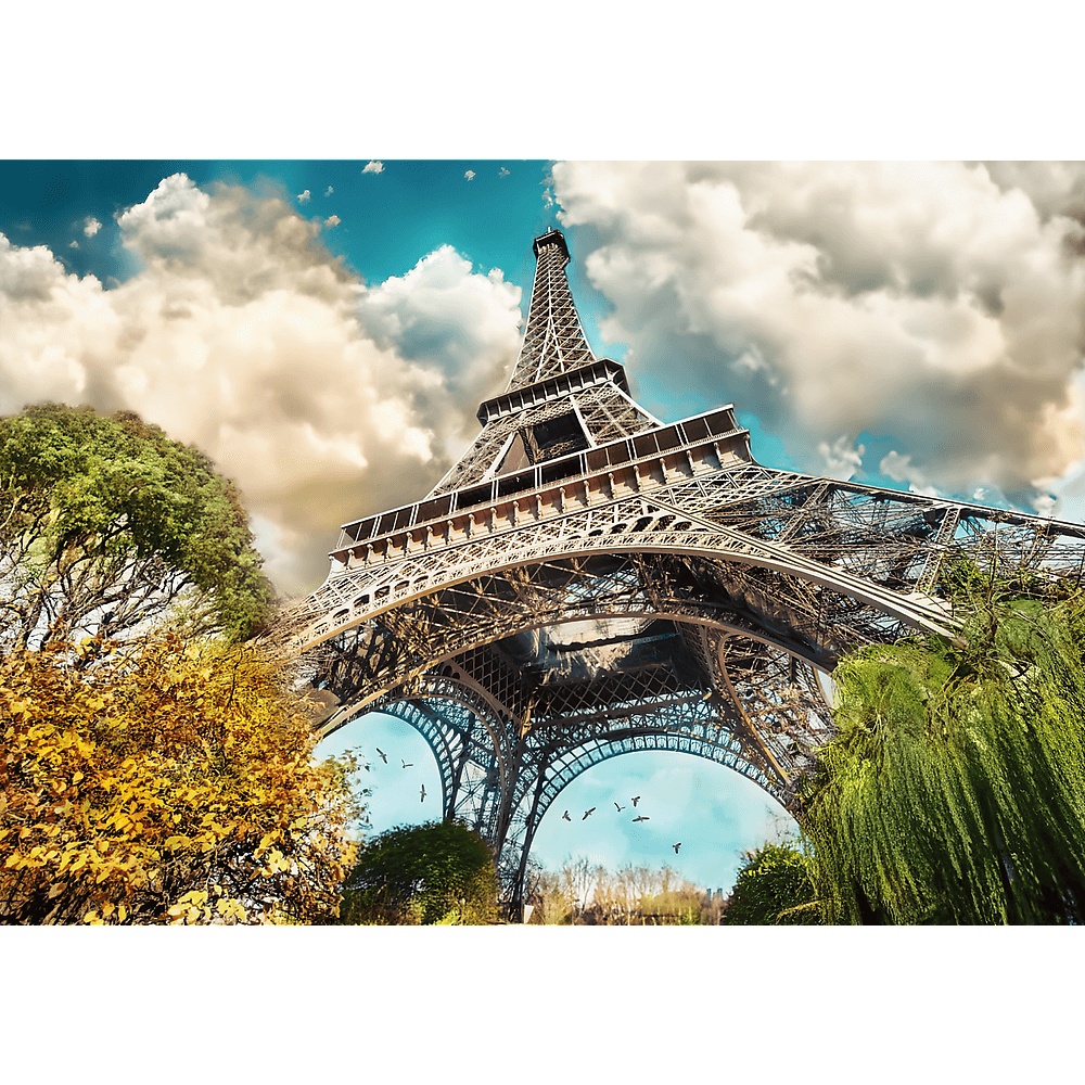 Puzzle Premium Plus Quality 1000 El. Photo Odyssey: Wieża Eiffel W Paryżu, Francja