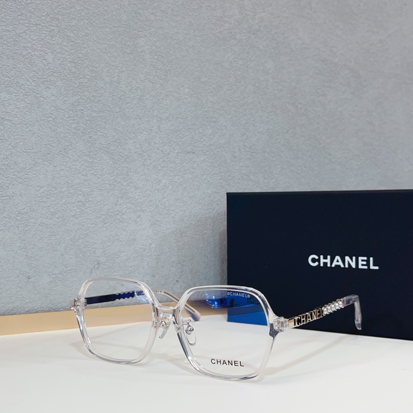 Chanel square-frame glasses