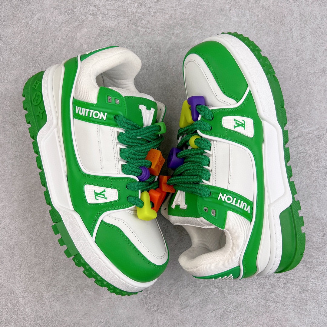 Louis Vuitton Trainer Maxi Sneakers green