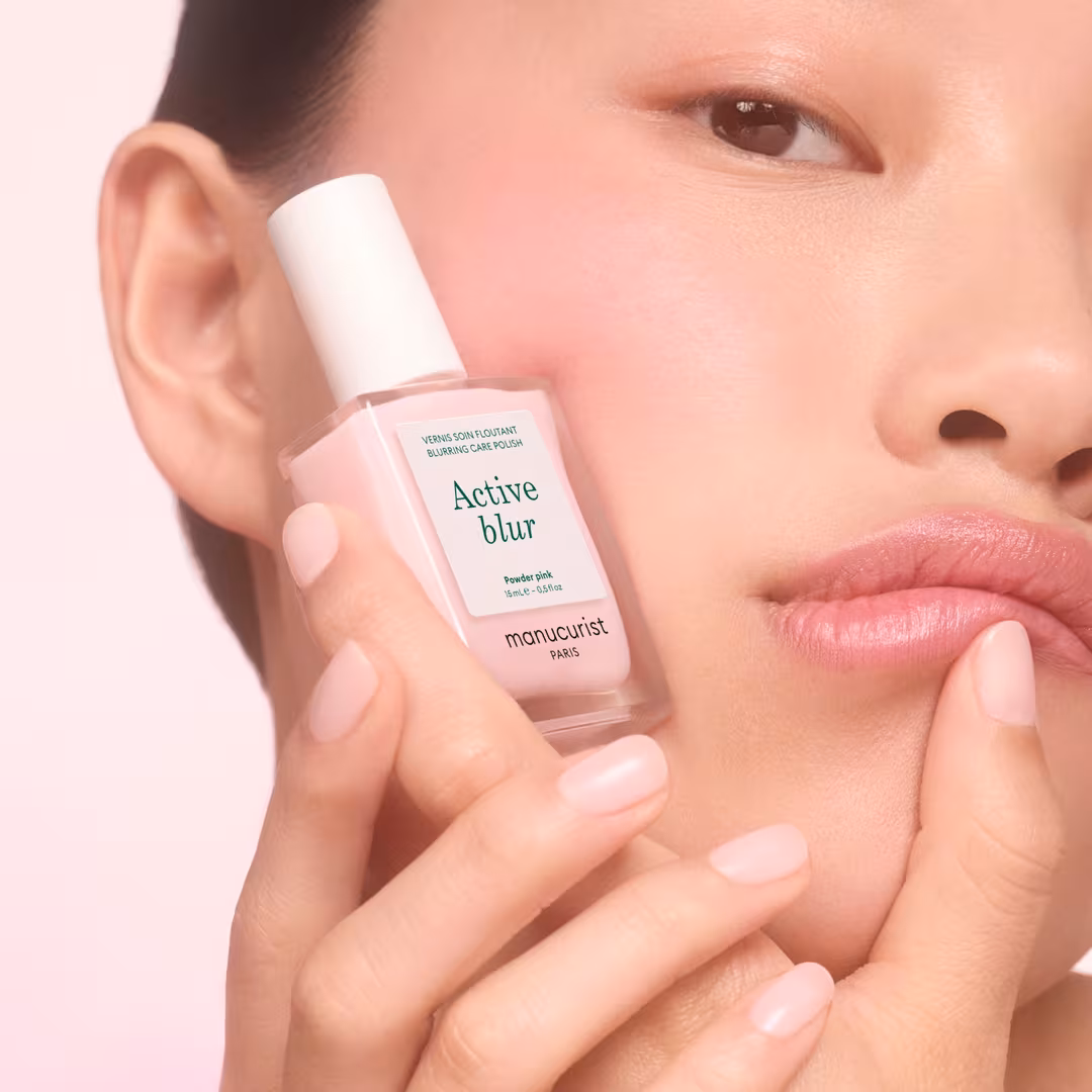 Manucurist  Active Blur Strengthening Nail Polish, Natural Nail Care Treatment