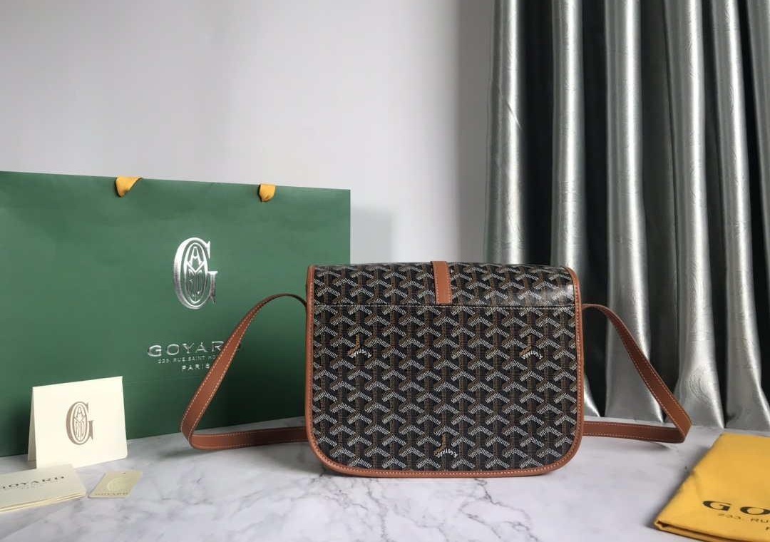 Replica Goyard 2MMLTY01CL01P Belvedere MM Bag GY020183 Brown