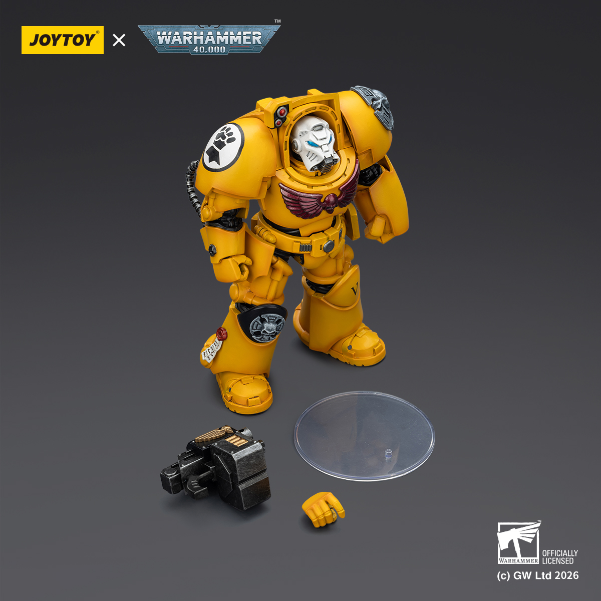 JOYTOY Warhammer 40k 1: 18 Imperial Fists Terminators - JOYTOY WORLD