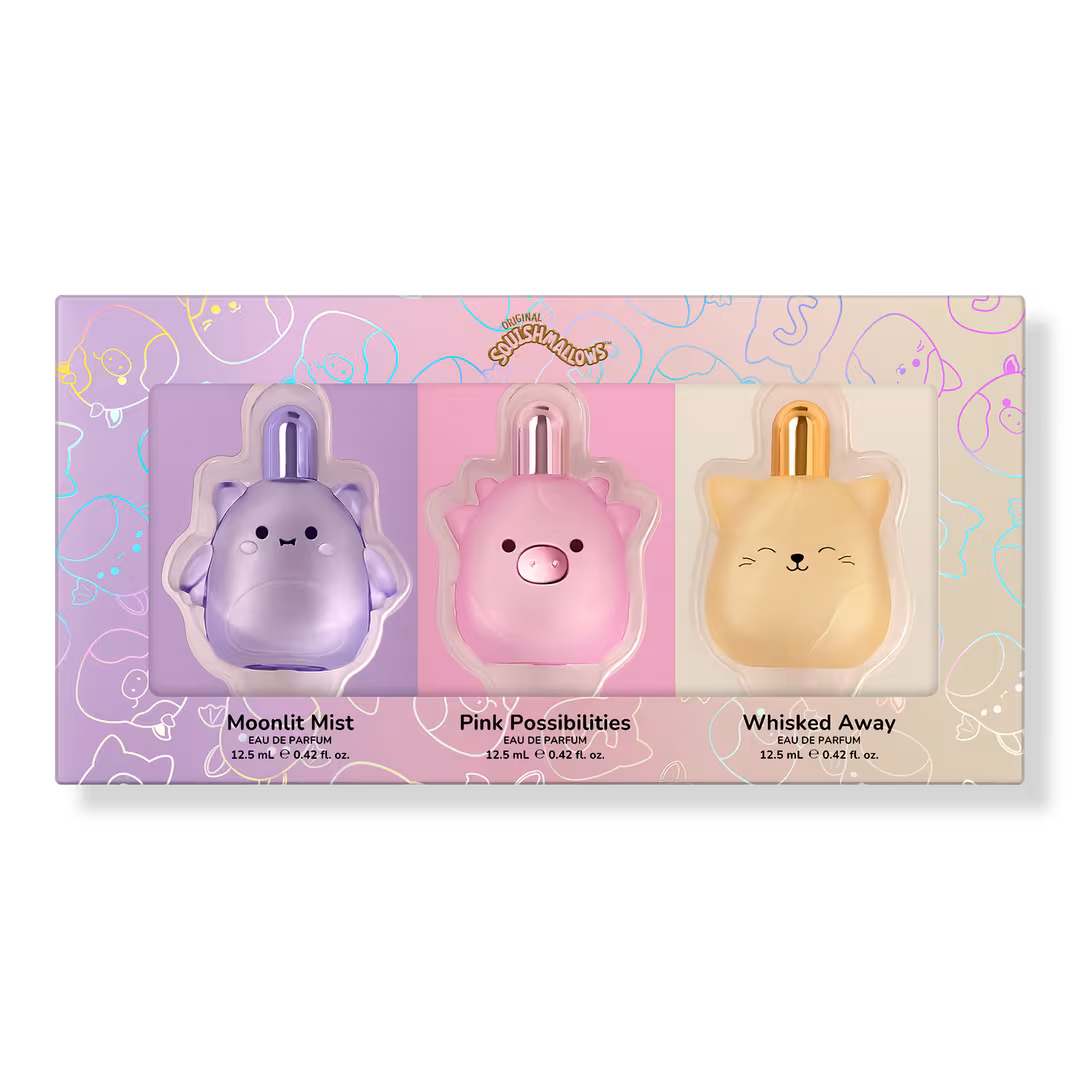 Squishmallows Fragrances  3-Piece Coffret Set