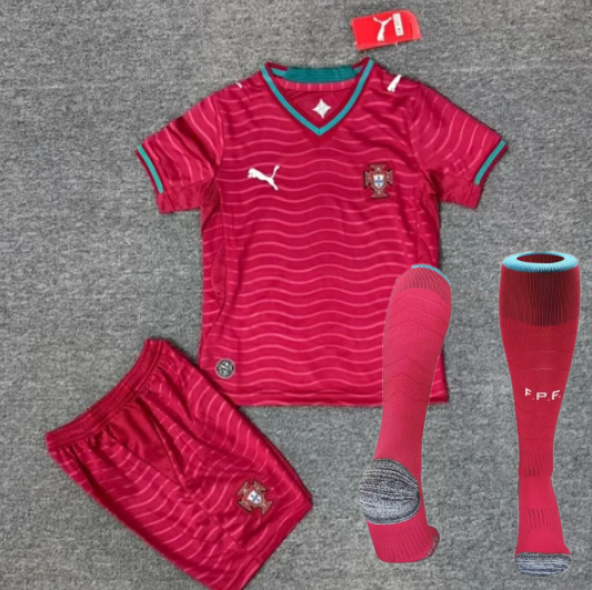 2026 Portugal Kids/Adult Set home (With Socks)