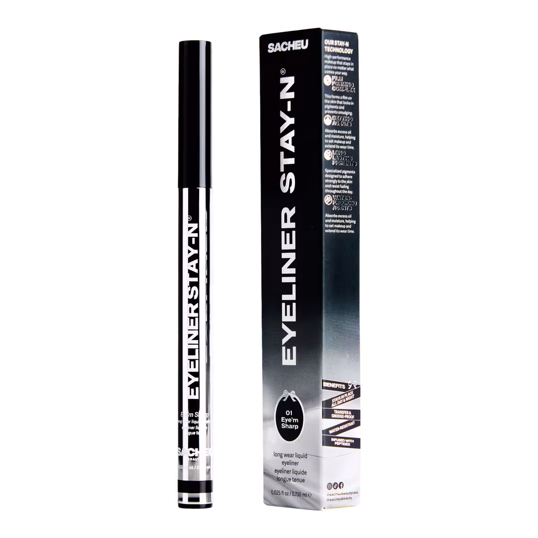 SACHEU  Long Wear Liquid Eyeliner STAY-N