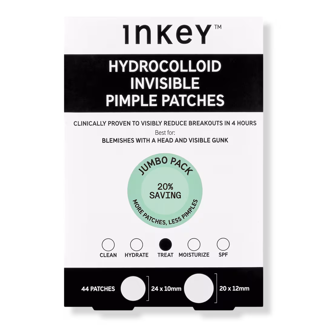 The INKEY List  Hydrocolloid Invisible Pimple Patches + Salicylic Acid