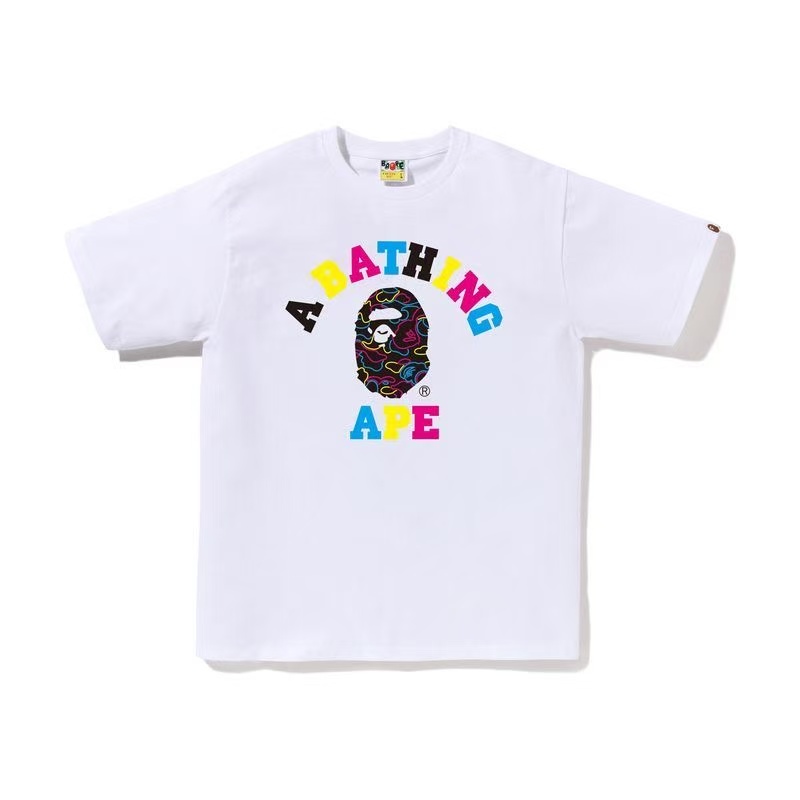 Camouflage Ape Man Loose Trend Short-Sleeved T-shirt