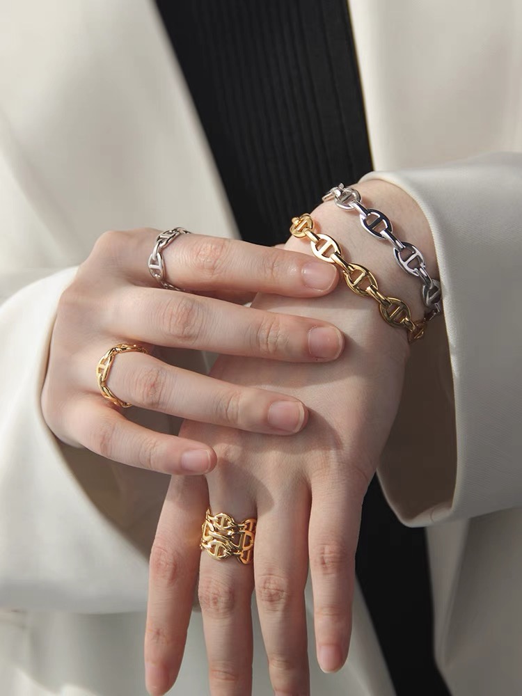 Hermes bracelet, three colors