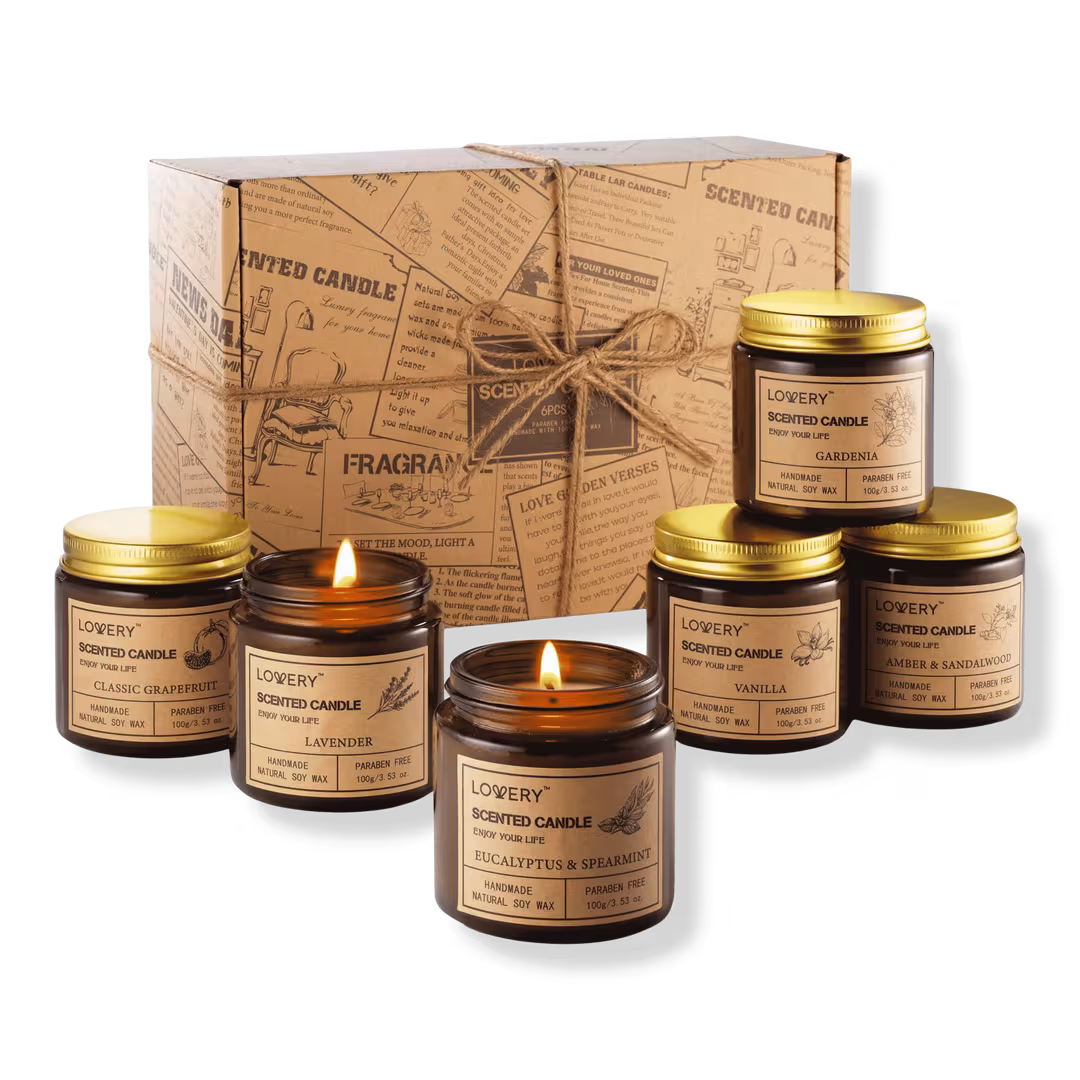 Lovery  Scented Soy Candle Gift Set