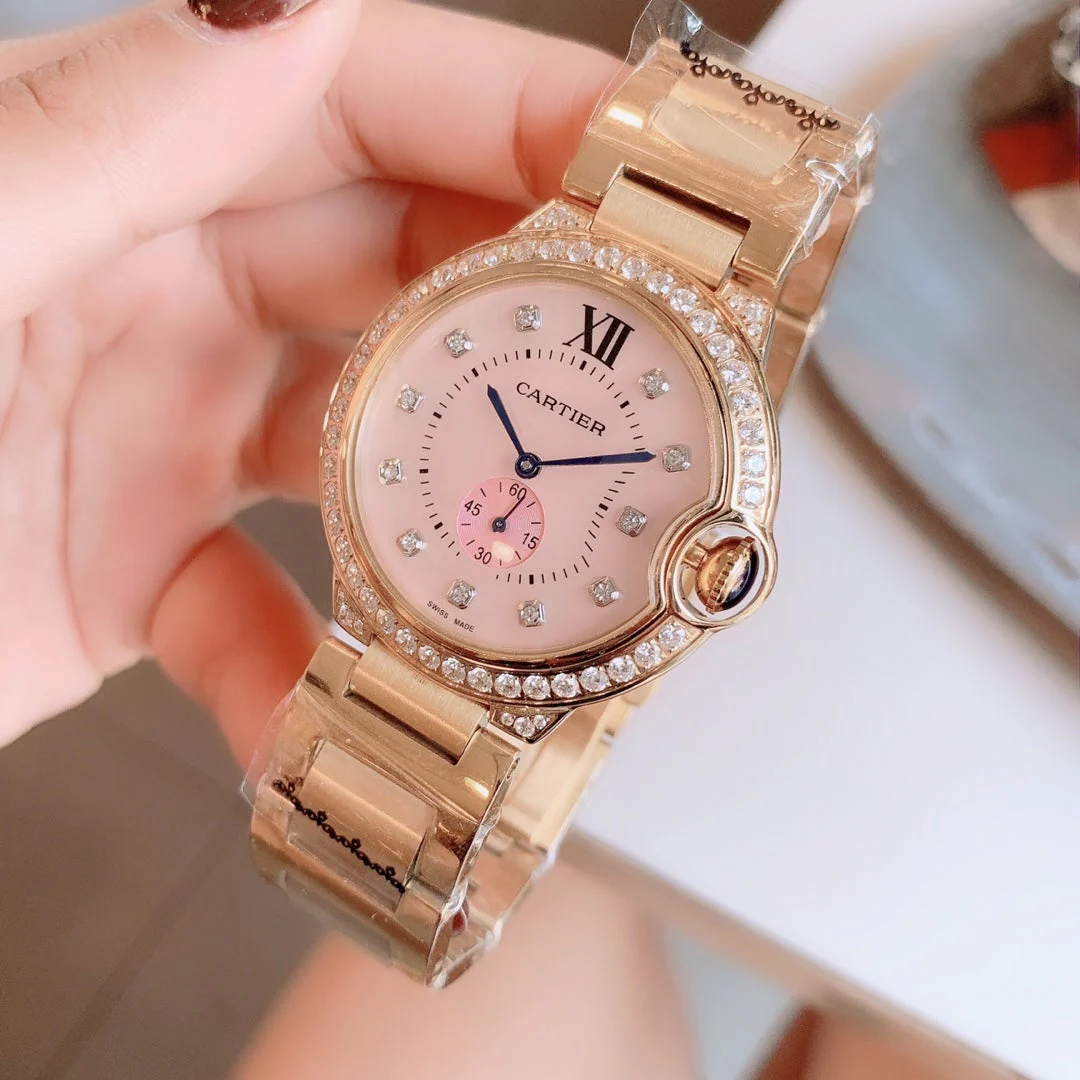 Cartier Watch BALLON BLEU DE CARTIER 36MM PINK DIAL