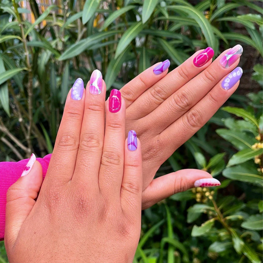 Gel Nail Sticker Mermaid Glow