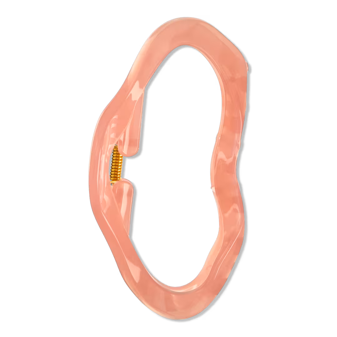 Conair Accessories  Wavy Pink Claw Clip