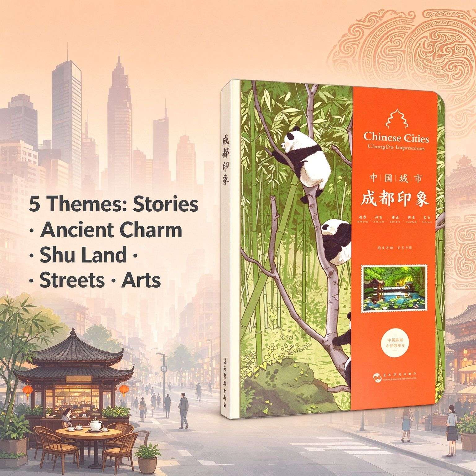Chengdu Impressions: A Bilingual Travel Notebook & Cultural Guide (Chinese-English)