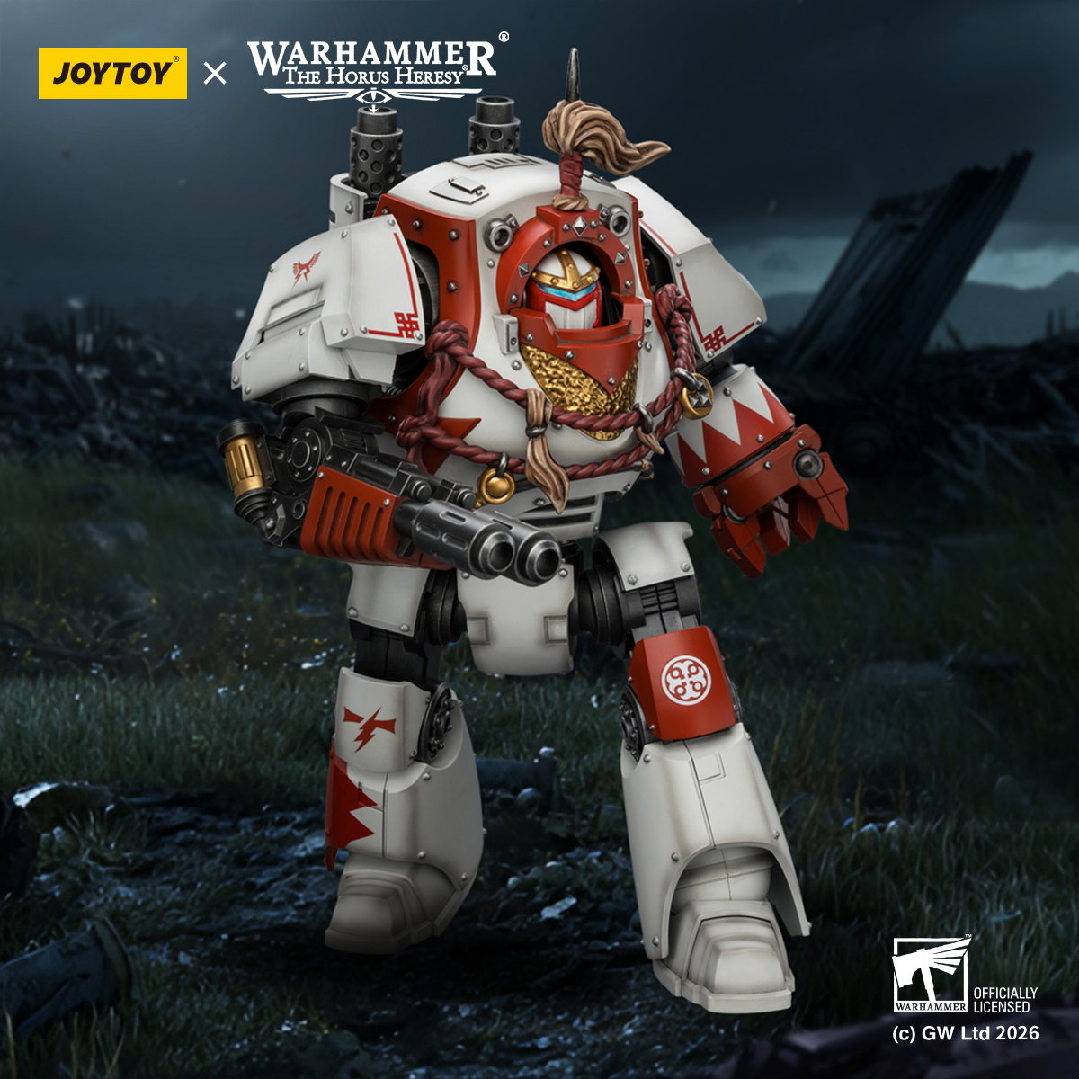 JOYTOY Warhammer The Horus Heresy 1: 18 White Scars Legionary - JOYTOY WORLD
