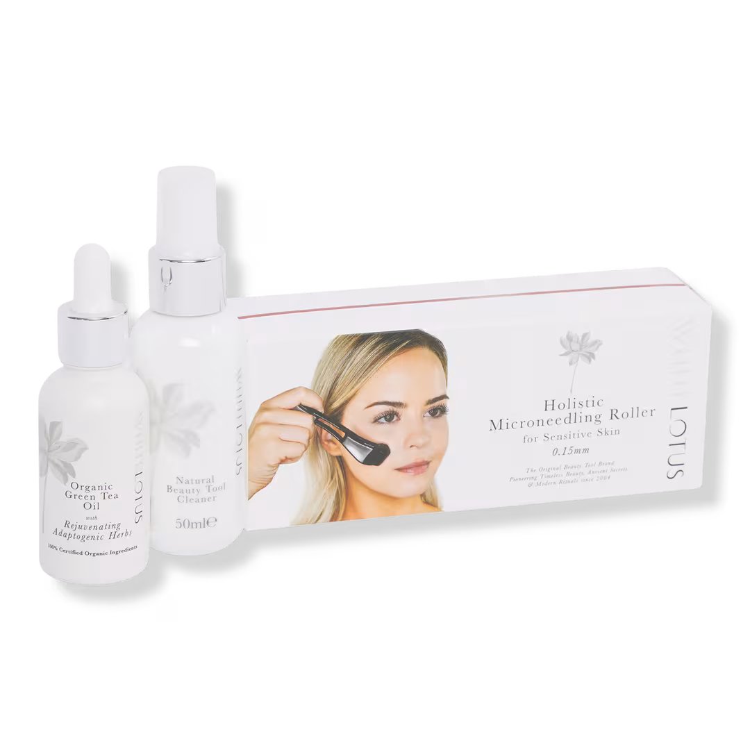 White Lotus Beauty  Holistic Dermaroller Kit For Sensitive Skin
