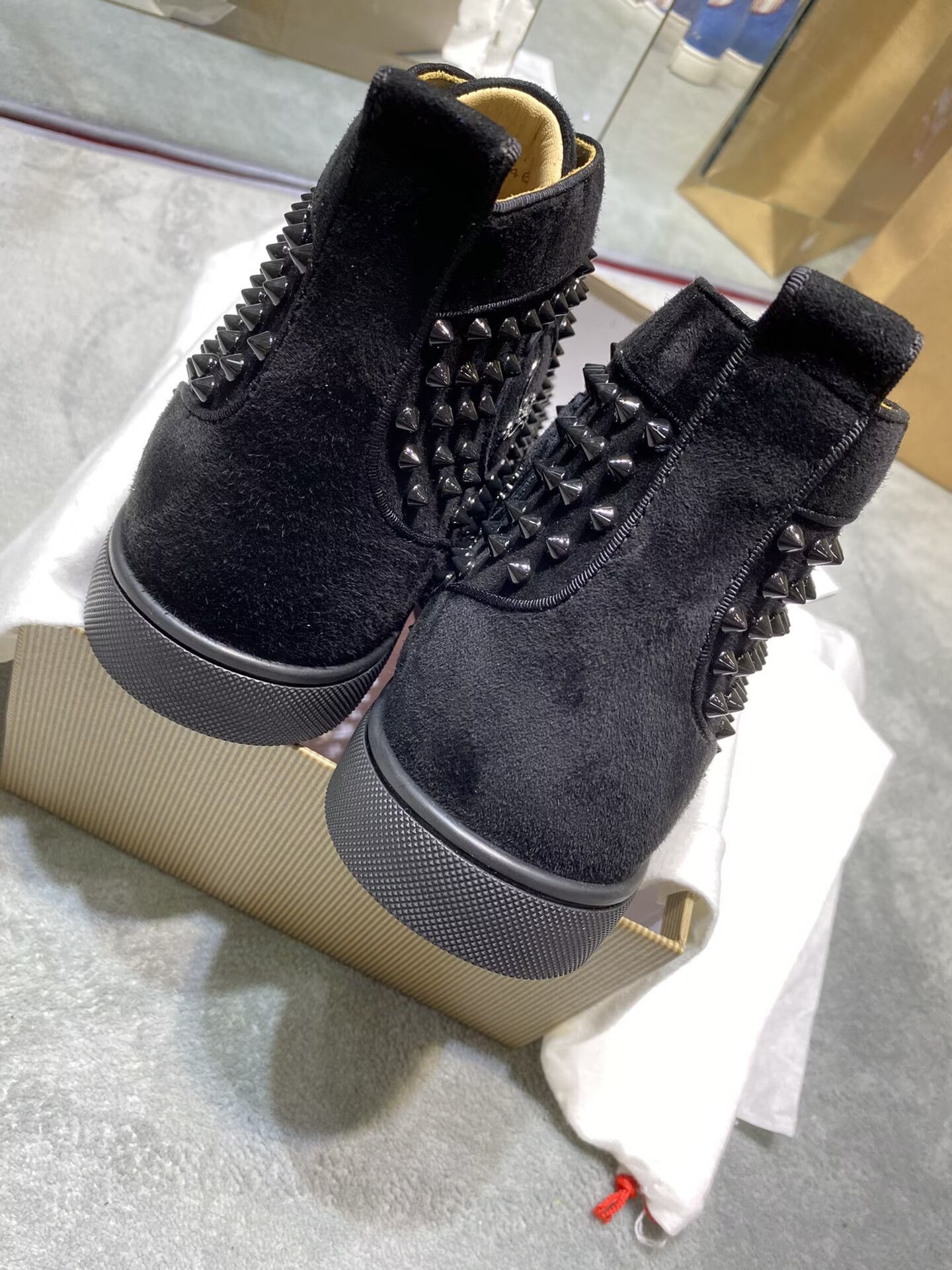 Christian Louboutin Red bottom High-Top - CCSHOES
