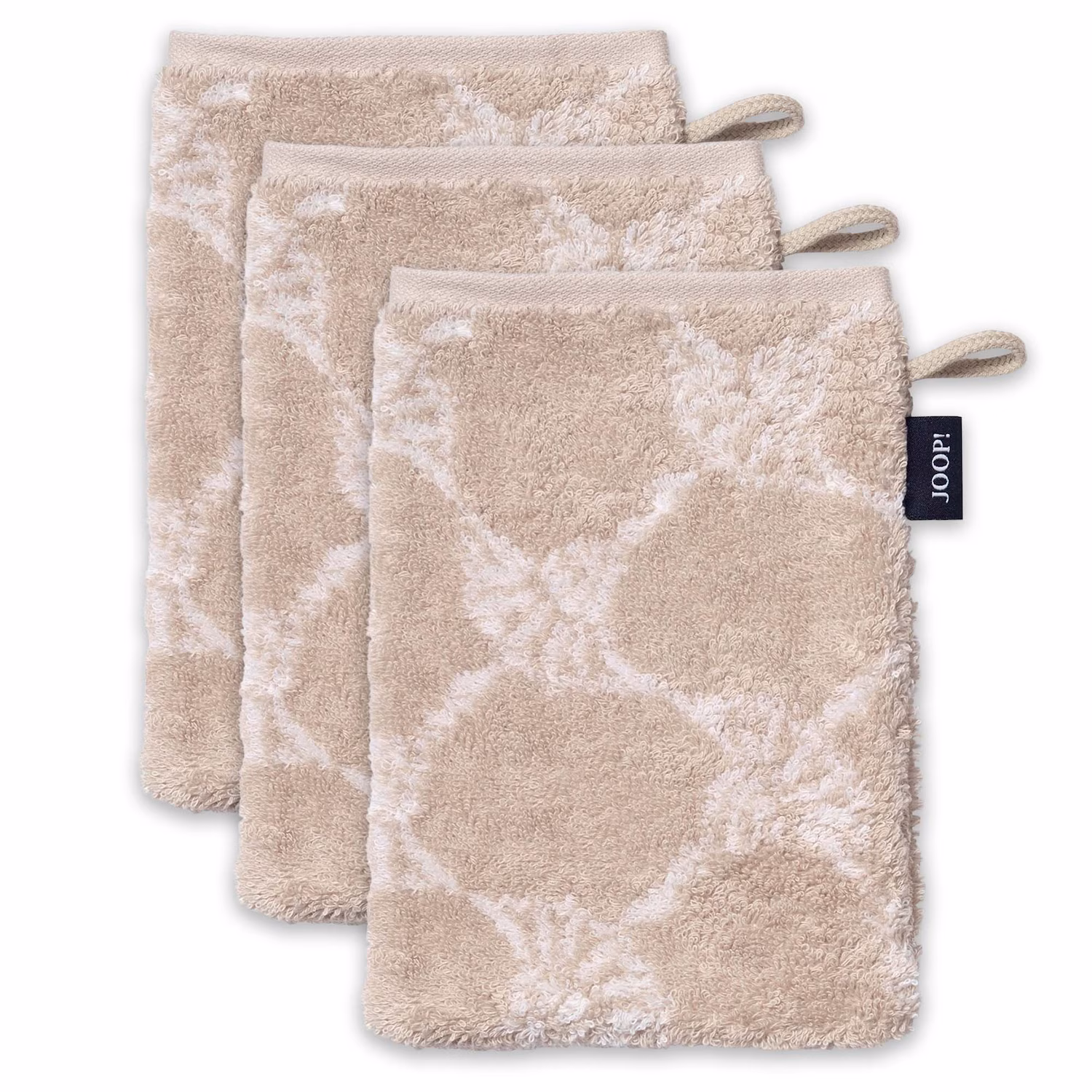 Waschlappen 3er Pack 'Doubleface'