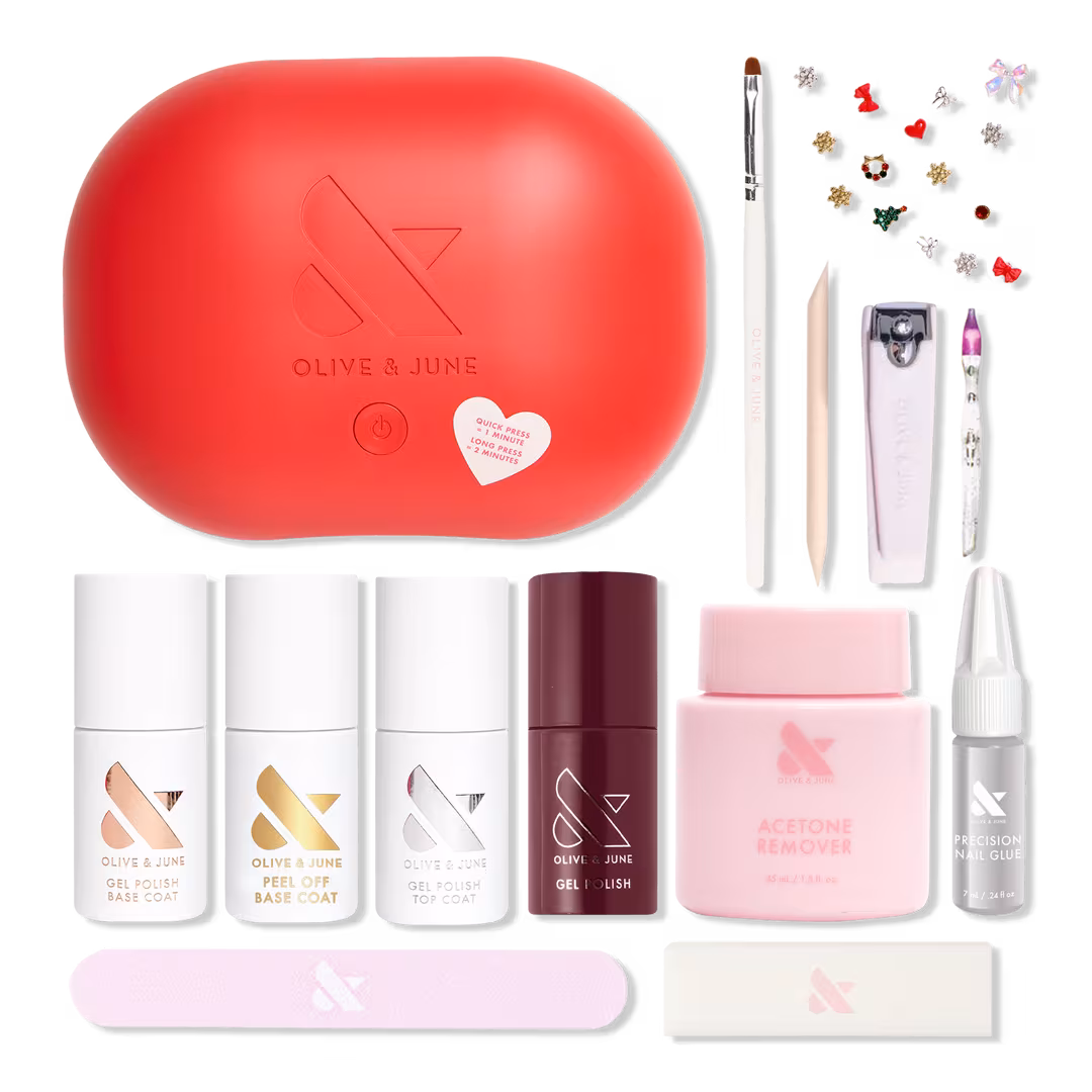 Olive & June  Deluxe Holiday Glam Gel Starter Kit