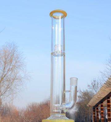 16 inch Glass Bong with Flower of Life perc and SOL splash guard 18.8mm