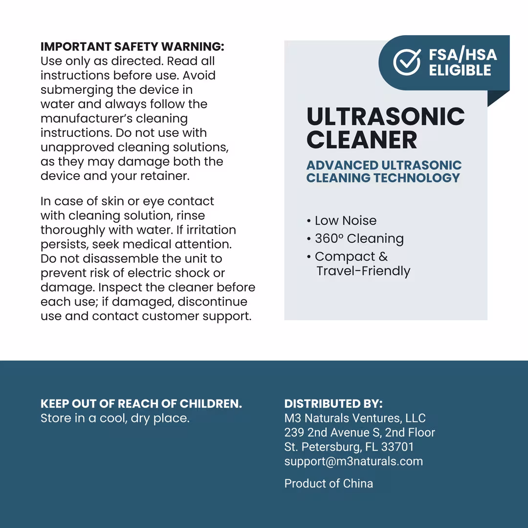 M3  Ultrasonic Cleaner