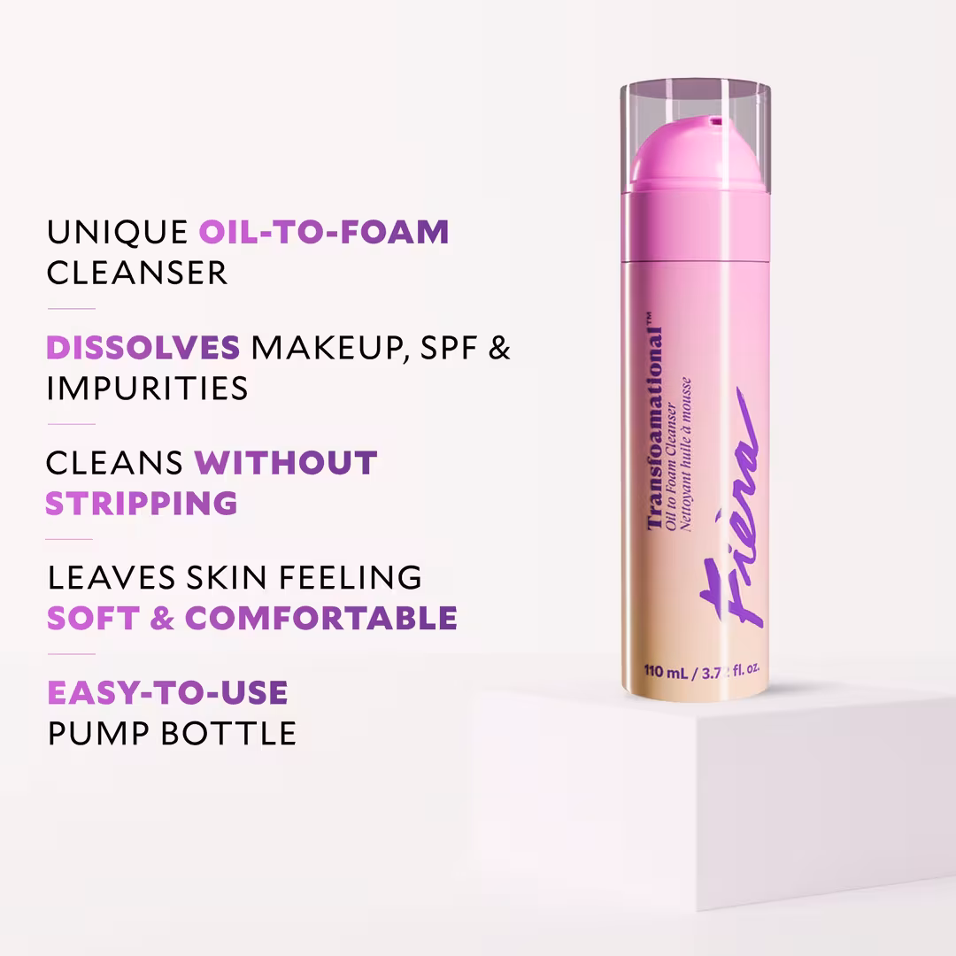 Fièra Cosmetics  Transfoamational Oil to Foam Cleanser