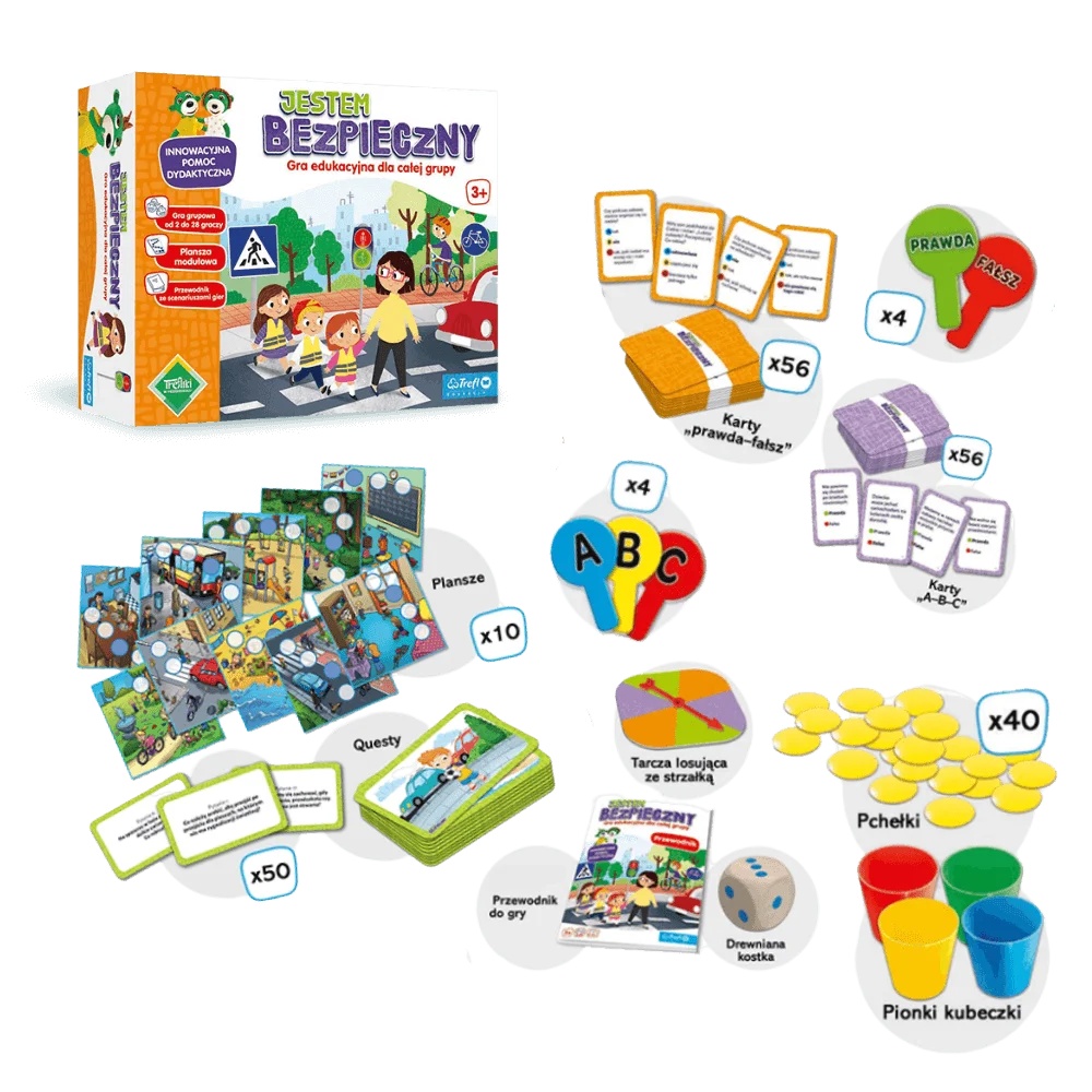 Gra Edukacyjna Dla Grup Jestem Bezpieczny, Rodzina Treflików