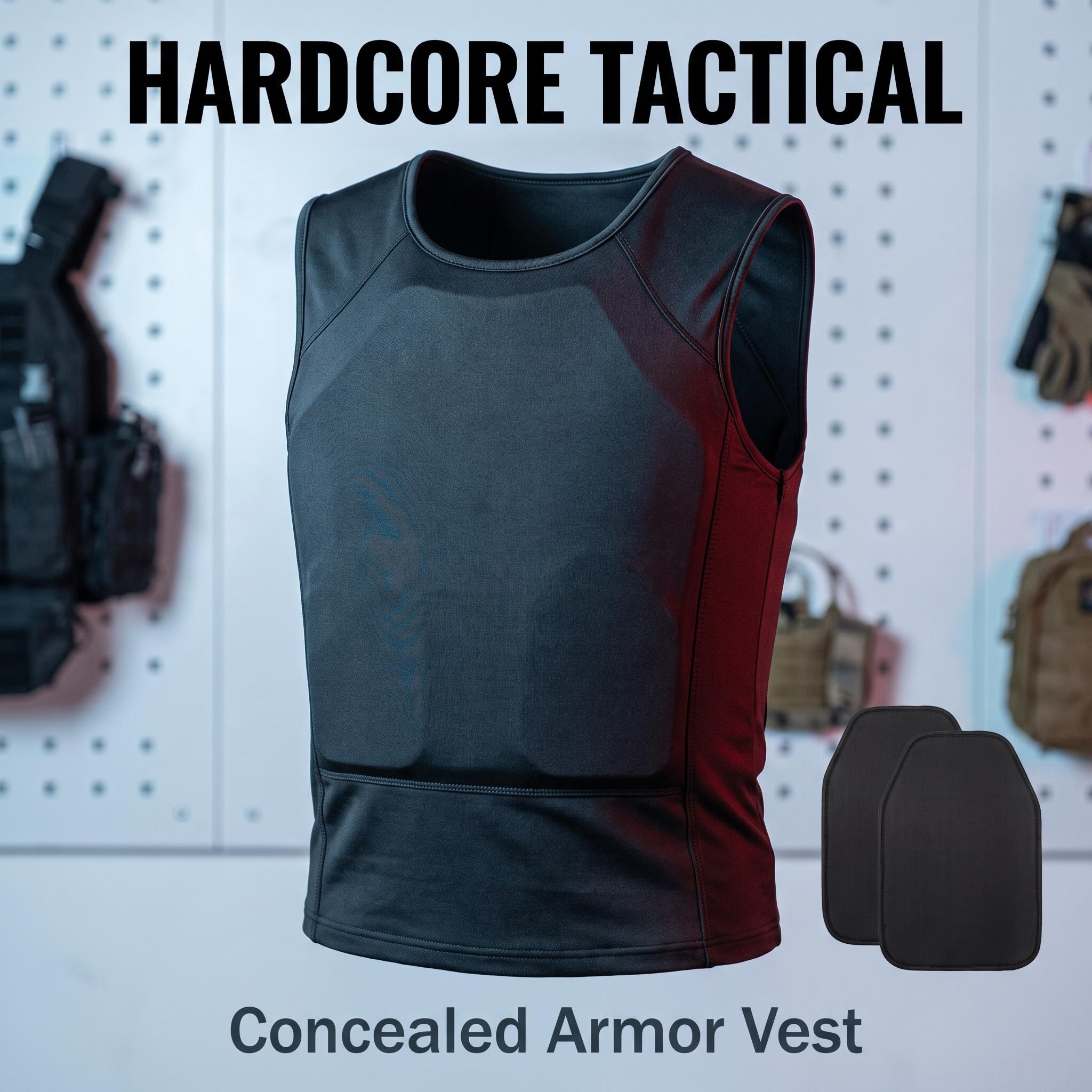 USKDTAC NIJ IIIA Concealed Tank Top Undershirt Sleeveless