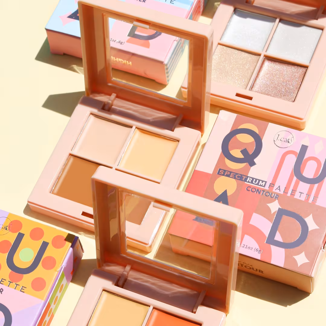 J.Cat Beauty  Contour Quad Spectrum Palette