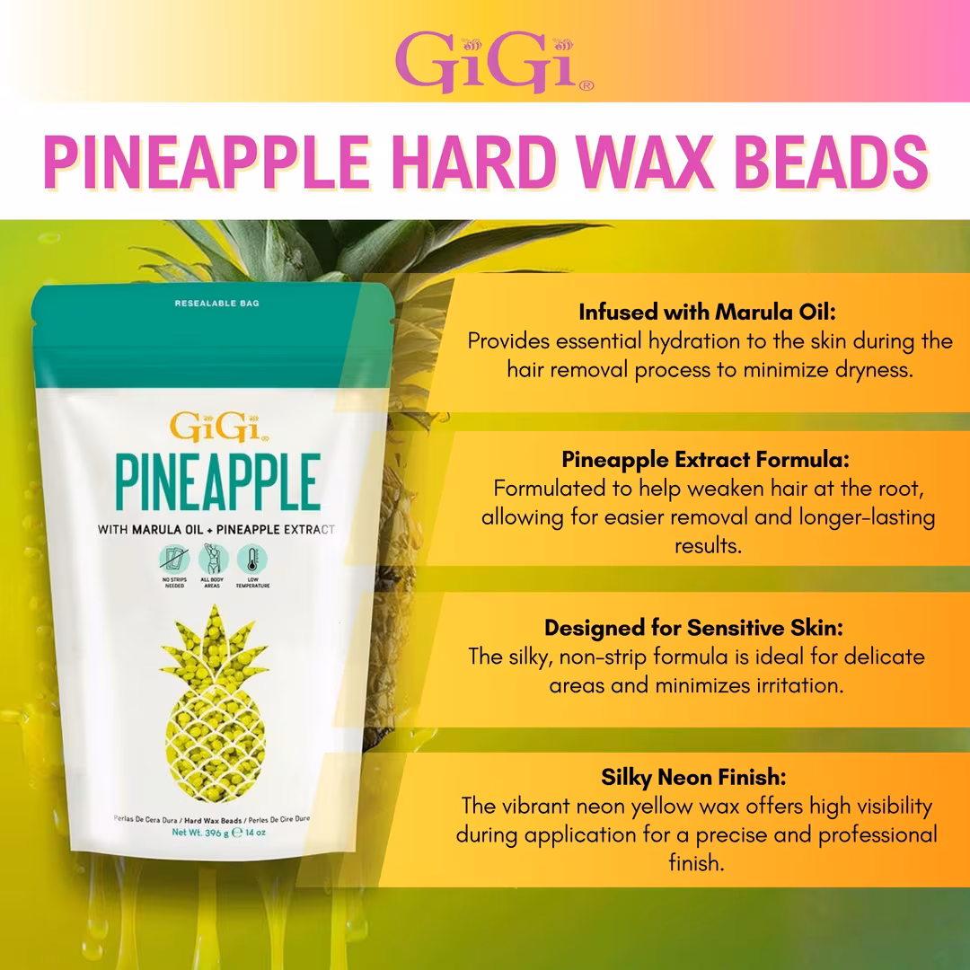 Gigi  Pineapple with Marula Oil Hard Wax Beads
