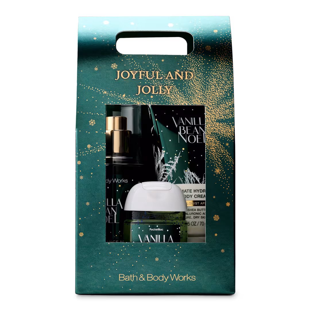Bath & Body Works  Vanilla Bean Noel Travel Size Gift Set