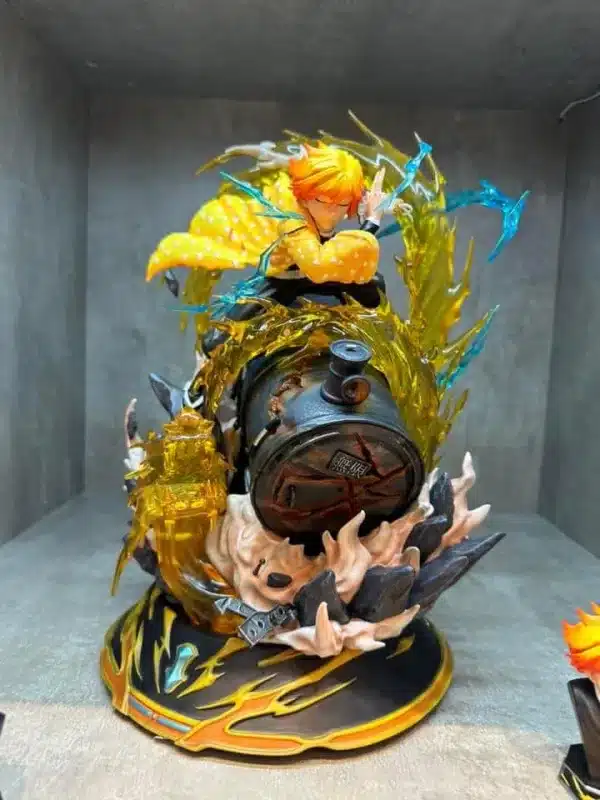 Kimetsu No Yaiba Silver Fox x Cheng Studio Zenitsu Agatsuma Resin Statue