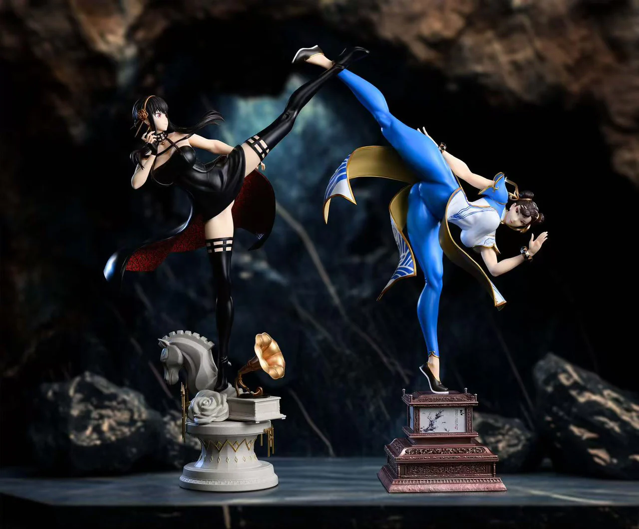 Street Fighter/Spy x Family - Chun Li & Yor Forger | 1:4 Resin Statue | by Xpic Studio