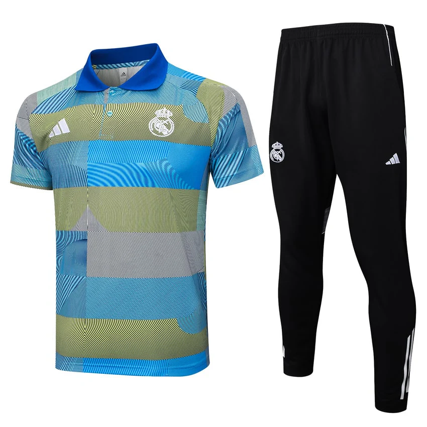 Real Madrid Polo Men 2025 2026 Blue Green
