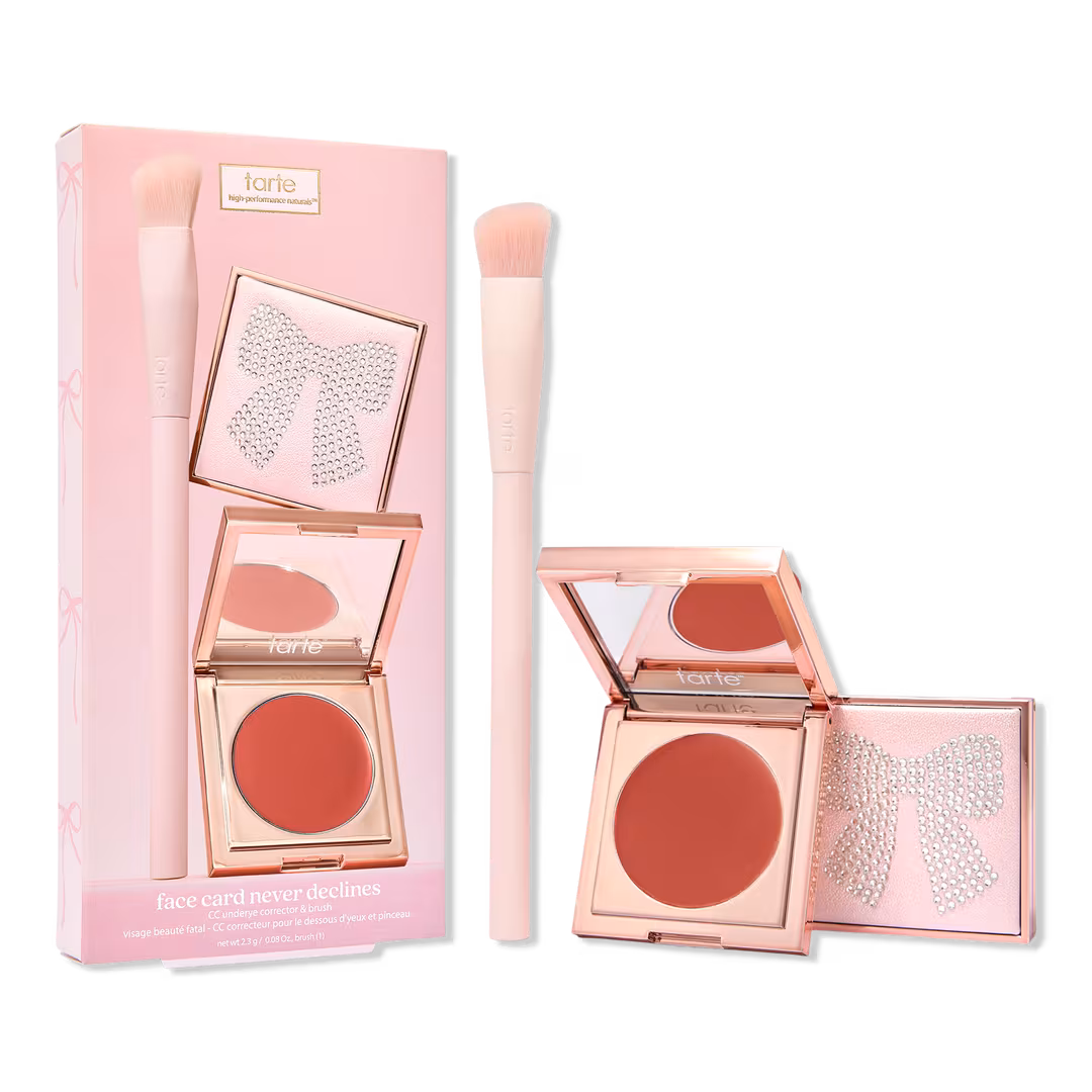 Tarte  Face Card Never Declines CC Undereye Corrector & Brush