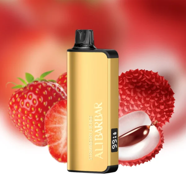 ALIBARBAR INGOT 9000 Puffs Strawberry Lychee