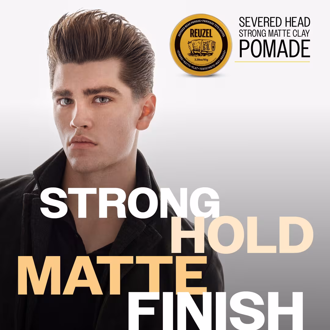 REUZEL  Severed Head Strong Hold Matte Clay Pomade