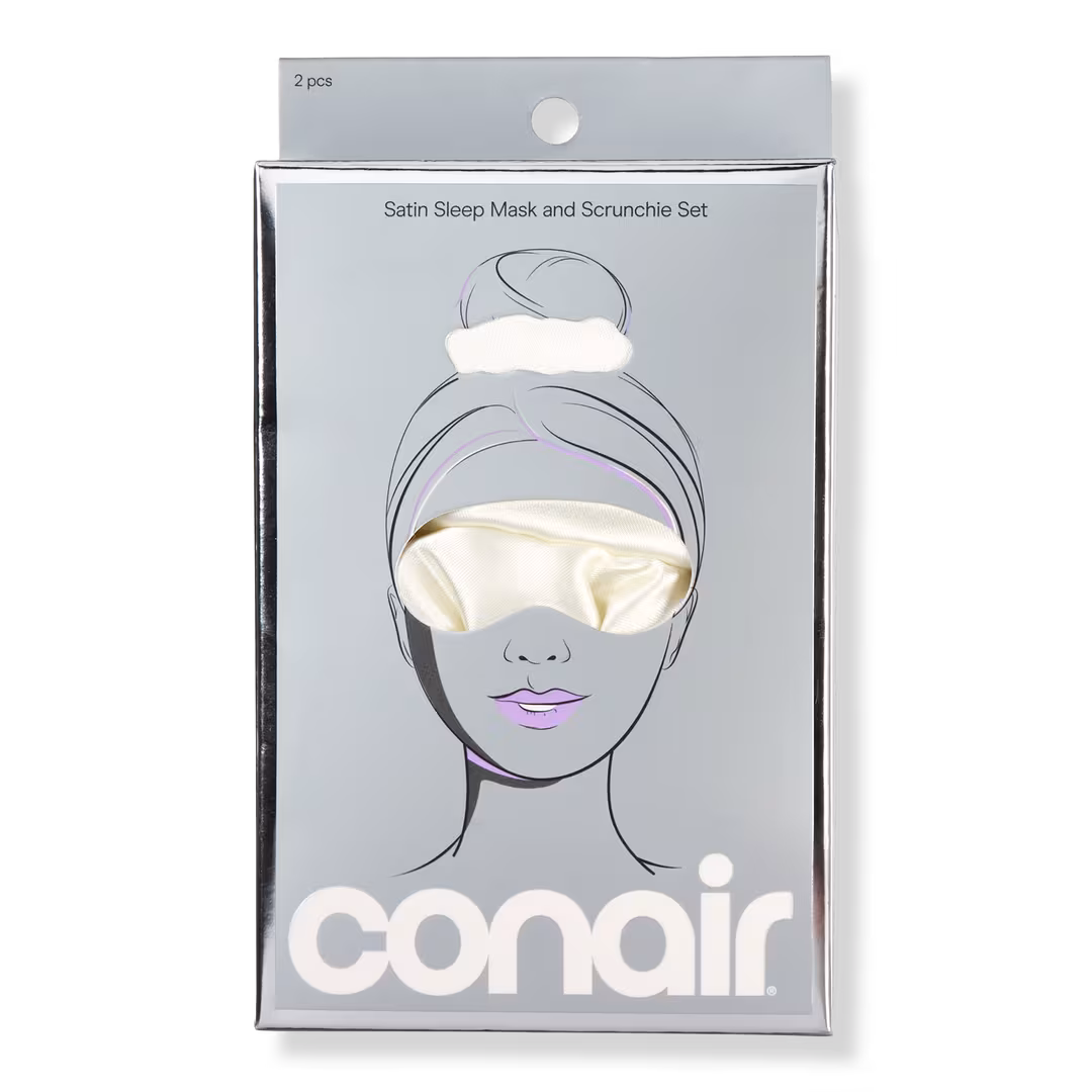 Conair Accessories  Sleep Mask & Scrunchie Set
