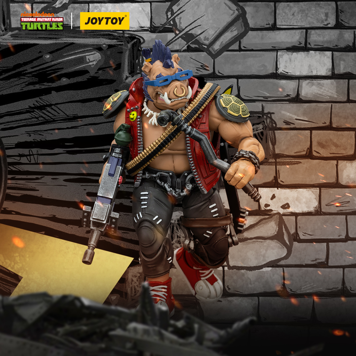 JOYTOY Teenage Mutant Ninja Turtles TMNT Beebop and Rocksteady - JOYTOY WORLD