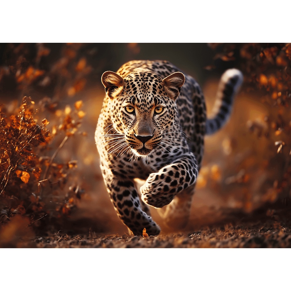 Puzzle Premium Plus Quality 1000 El. Photo Odyssey: Dziki Leopard
