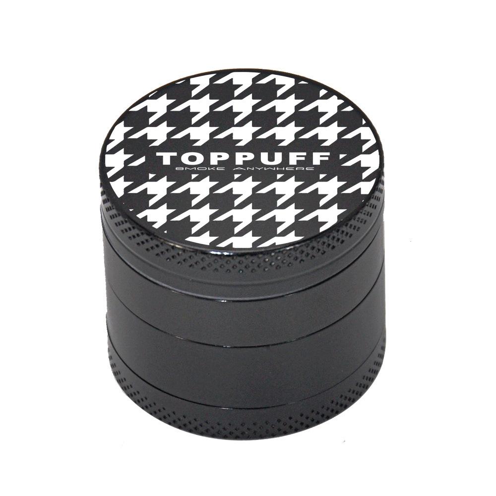 Zinc Alloy Black 4 Layer Weed Grinder