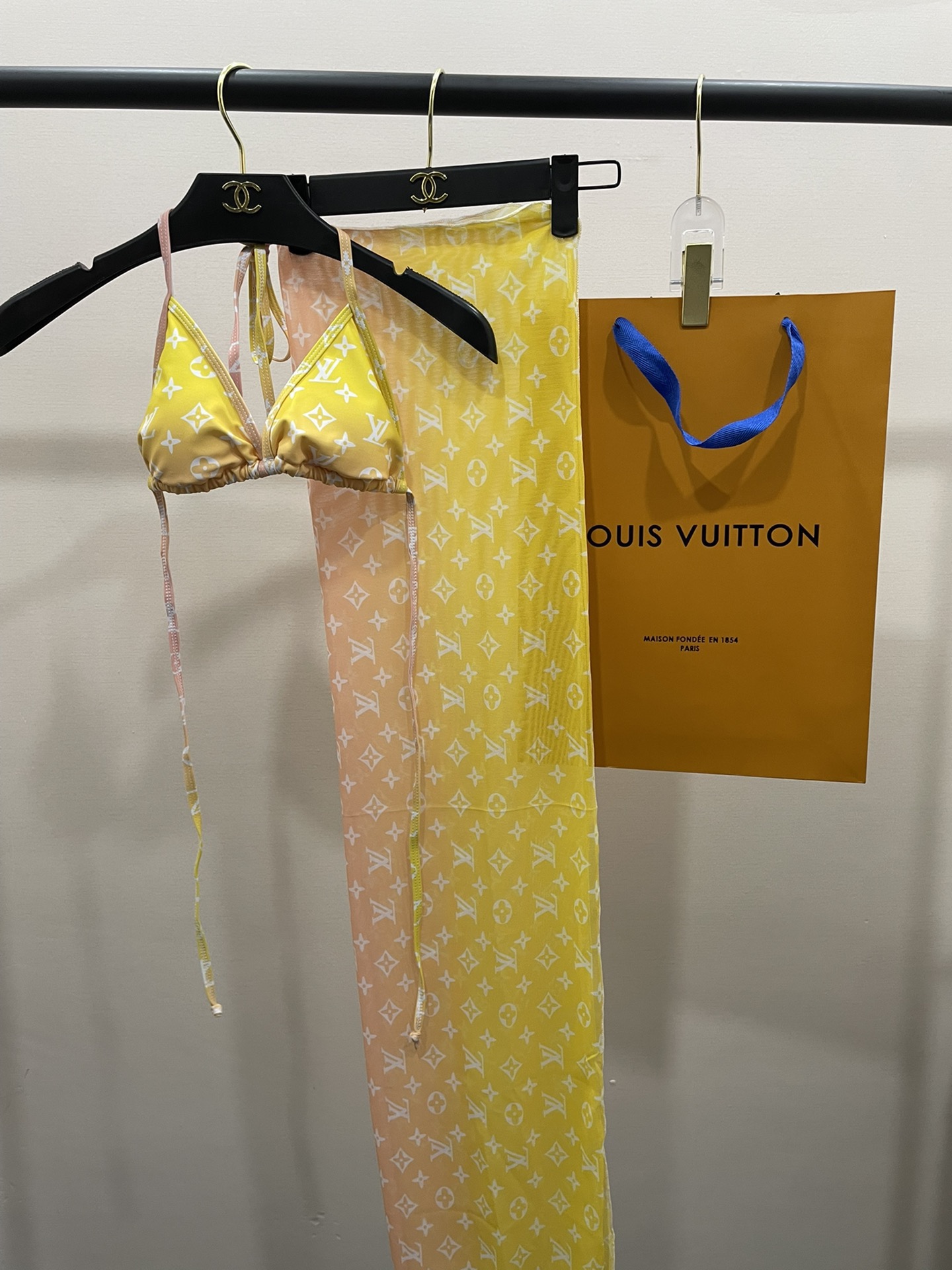 LV Two-Piece Swimsuit Swimwear