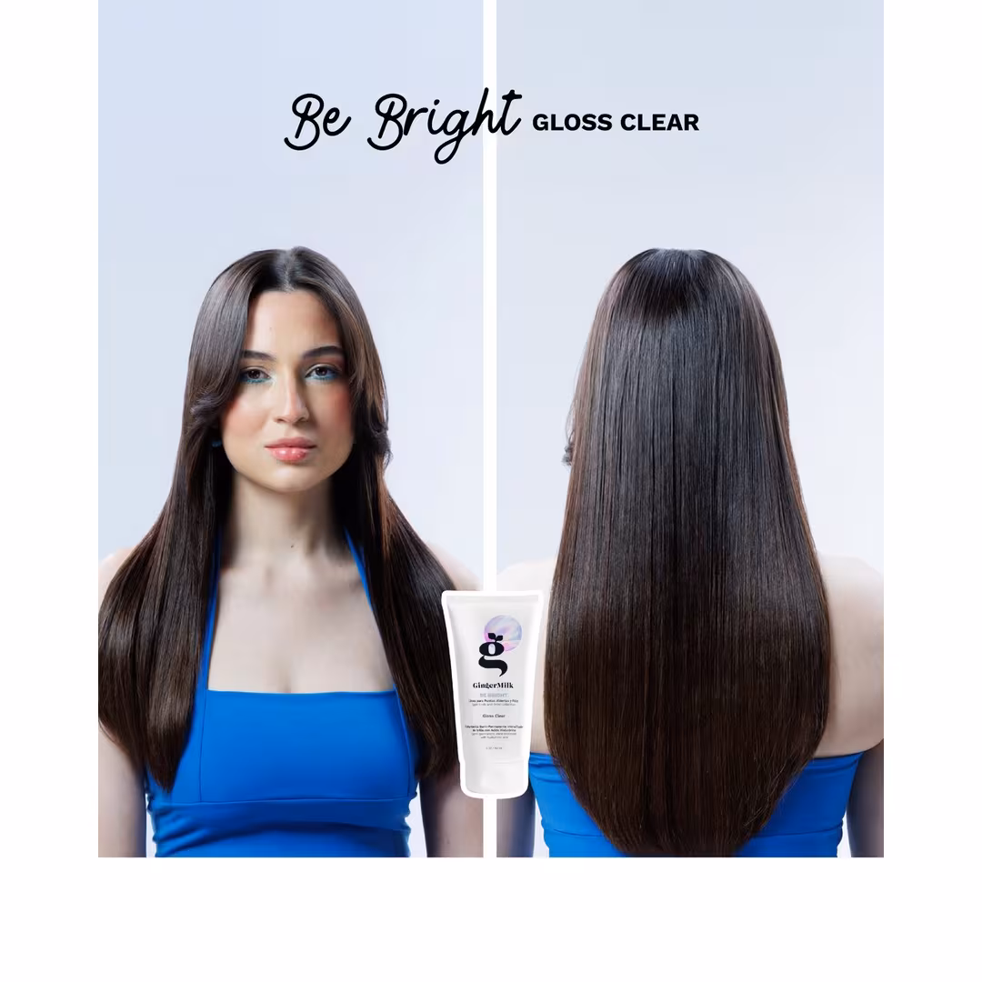 Ginger Milk  Gloss Clear Shine & Color Enhancing Treatment with Hyaluronic Acid & Keratin