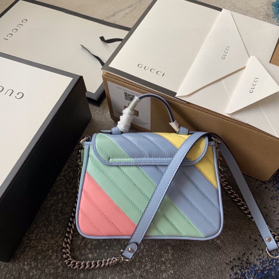 Gucci GG MARMONT MINI TOP HANDLE BAG 583571